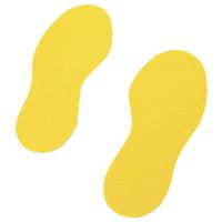 Yellow Foam and Felt Insole, Size 8/9