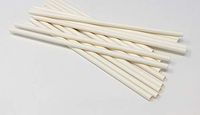 Sure Earth 7.75" Eco Friendly Unwrapped White Paper Straw | 2,000 per Case