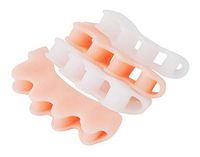 (4PCS)Original Toe Separator,  Fitness and Wellness Use Yoga Toe Streightener, for Relieve Toe Pain, Correct Bursitis, Restore the Natural Shape of Toenail -Ozhuan