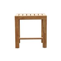 Healthcare Shower Stool Solid Wood Waterproof Anti-corrosion Non-slip Safety Strong and Durable Comfort Bath Chair Change Shoes Stool Elderly / Handicapped / Pregnant Bath Stool Curved Surface Chair