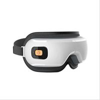 Eye Massager LPY Eye Care Instrument Eye Massage Instrument Hot Pack Eye Protect Eyesight USB Charge Wireless Control Music, Black