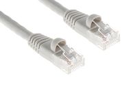 CablesAndKits - Cat6 Ethernet Cable, Booted, Jacket: PVC (cm), 2 ft, Gray, Pure Copper, RJ45 Computer & Networking Patch Cord