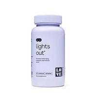 Love Wellness Lights Out - Helps You Fall Asleep and Stay Asleep - 30 Day Supply – Safe & Effective – Melatonin, Magnesium and Herbal Valerian Root – Bring on Sleepytime - Vegan, Gluten & Dairy Free