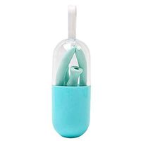 3Pcs/Set Food Grade Foldable Silicone Straw Set Drinking Straws With Box&Cleaning Brush|Portable Reusable Clean Straw Set Best for outdoor/travel