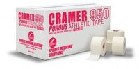 Cramer 1" 950 Tape, White Case 6 PK