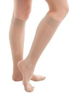 GABRIALLA Sheer Graduated Compression Knee High Stockings (23-30 mmHg) H-180: XX-Large Beige