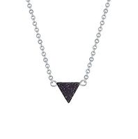 Triangle Lava Bead Essential Oil Diffuser Necklace,Lava Stone Necklaces Essential Pendant Aromatherapy Jewelry