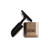 ScreenKlean Tablet Screen Cleaner, Efficient and Durable Carbon Microfiber Technology (Black Rubber & Gold))