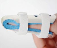 Trigger Finger Splint for Broken Fingers, Finger Support Brace Arthritis for Mallet, Small/Little Finger, Adjustable Hand Wrap Straps to straighten Curved, Bent, Locked and Stenosing Tenosynovitis