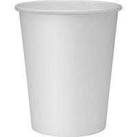 Genuine Joe Lined Disposable Hot Cups 8 fl oz - 5/Bundle - White - Polyurethane (19045BD)