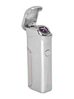 Aokvic Lighter USB Rechargeable Windproof Flameless Arc Lighter 800 mAh Long Battery Life (Gray)