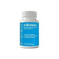 BodyBio - Kirunal Fish Oil, Non-Oxidizing, High-Dose, 3:1 EPA to DHA, 500mg, 120 softgels