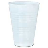 Dart Y12TPFTPK Perfect Pack 12 oz Tall Trans Ribbed Wall PS Cup (Case of 500)