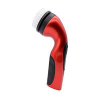 Shoe Polisher, Shoe Cleaning Kit, Alotm Electric Shoe Cleaner with Foot Dead Skin Removal, Cordless Power Scrubber with Sponge Pad, Brush, Shine Kit for Leather Cleaning, Oiling and Polishing (Red)