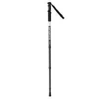 Crutches Hiking Sticks Telescopic Light Cane Climbing Equipment Aluminum Alloy Multi-Purpose Outdoor Three-Section Carrying (Color : Black, Size : 60cm)