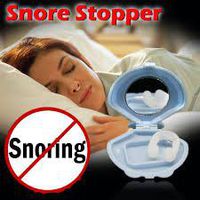 Snore Stopper Anti Snoring Nose Clip - Breathe Easier - Free Travel Case