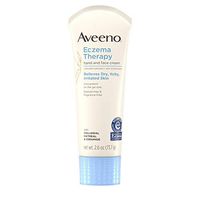 Aveeno Eczema Therapy Hand & Face Cream for Dry, Itchy Skin with Colloidal Oatmeal & Ceramide, Fragrance- & Steroid-Free Skin Protectant Lotion, Travel-Size, 2.6 oz (Pack of 3)