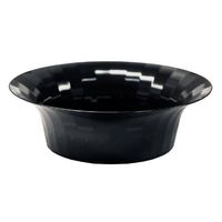 Party Essentials Deluxe/Elegance Quality Plastic 10-Ounce Party/Salad Bowls, Black, 20 Count
