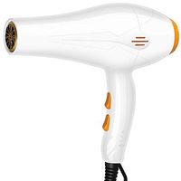 QAZWSXE Negative Ionic Hairdryer,Powerful Hairdryer,Home Hair Dryer Low Noise Back Cover Five-Speed Adjustment Spiral Heating Wire Intelligent Temperature Control Stable Performance Hair Care