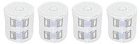 Nexskin 2" Organic Latex Free American Cotton - Comfort Elastic Bandage with Clip Fasteners - White, 4 Pack