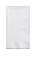 Club Pack of 600 White 2-Ply Disposable Party Paper Guest Napkins 8"