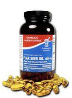 Anabolic Laboratories, Organic Flax Seed Oil 1000mg, 180 Capsules