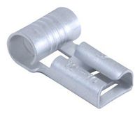 NON INSULATED FLAG TERMINAL 22-18AWG TIN PLATED BRASS .250 INCH 50/PKG