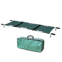 Foldable Aluminum Stretcher,Fencia Professional Aluminum Alloy Portable Stretcher with Handles,Multifunctional Fire Emergency Stretcher for Patient Transport with Storage Bag