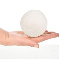 6/10 Pack Wool Dryer Balls Organic M-XL,Reusable Natural Fabric Softener for Laundry, Dryer Sheets Alternative, New Zealand Wool, Speed Up Dry Time, Cut Energy Costs (6 Pack, L:70mm)