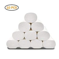 Miraise 4-Layer Paper Towel, Paper Roll Made of Natural Bamboo Pulp, Compact Coreless Recycled Household Super Roll Paper, Soft Bathroom Towel (White)