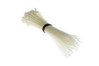 5.5" Nylon Cable Ties, White (Qty 100),