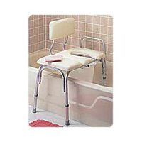 Carex Vinyl Padded Bathtub Transfer Bench with Cut Out, Pail (RMB15211) Category: Whirlpool and Bathroom Safety Aids by Carex Health Brands