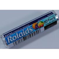 Rolaids Extra Strength Antacid Tablets - Fruit 10-Count (Pack of 12)