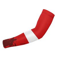 Sincerity First Denmark Flag Music Band UV Protection Cooling Arm Sleeves for Sports Motorcycle Men Women
