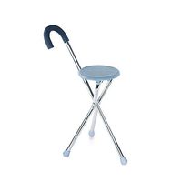 Yadianna Cozy Elderly Crutches Chair with Stool Walking Stick Four-Legged Chair Non-Slip Non-Slip Walking Stick with Hospital