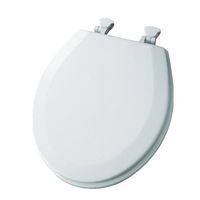Westport Round White Easy-Clean Twist Hinges Toilet Seat 744EC 000