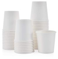 [200 Pack - 4 oz.] Espresso Paper Cups - Small Disposable White Hot Paper Coffee Cups for Espresso, Macchiato, Cortado and More