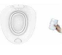 Foldable Sitz Bath, Personal Washing Bidet Bowl for Hemorrhoid/Perineal Treatment, Cleanse Vagina or Anal Regio/Pregnant Women Hemorrhoids Patients on The Toilet Hip Bath tub & Flusher (2PCS)