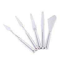 NWFashion Palette Knives for Artists -Spatulas for FX Special Effects (Plastic Knife 5pcs)