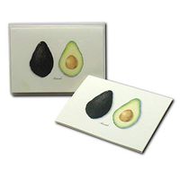 Earth Sky + Water - Avocado Notecard Set - 8 Blank Cards with Envelopes