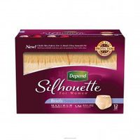 DependÂ SilhouetteÂ Briefs for Women Large/Extra Large/38 - 50"/Pack of 10