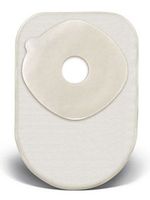 ActiveLife One-Piece Closed-End Pouch with Skin Barrier - Pre-Cut: 1 1/4" - Color: Transparent - Box of 60