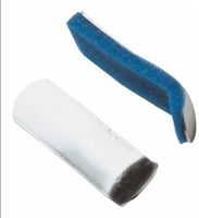 MCK19253000 - Djo Global Finger Splint PROCARE Curved Padded Aluminum / Foam Left or Right Hand Silver / Blue Medium
