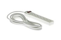 Surge Protector Power Strip with (6) 15A Outlets and 12ft Cord, Lifetime Wty
