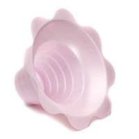 Small Shaved Ice or Sno Cone Flower Cups (4 OZ), 1000 count Pink