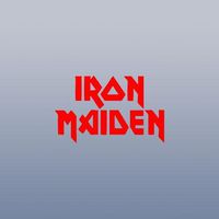So Cool - IRON MAIDEN - Vinyl 6" Wide (Color: RED) decal laptop tablet skateboard car windows stickers