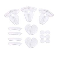 HEALLILY Heel Grips Anti Slip Heel Inserts Liners Silicone Shockproof Shoe Pads for Too Big Shoes Heel Protector 1 Set
