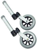Lumex 5' Swivel Universal Walker Replacement Wheels NEW
