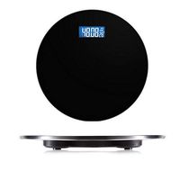 Weighing, Digital Weight Bathroom, Weight Scale, Step Technology Scale, Precision Digital Bathroom Scale, Easy to Read Backlight, Glass top, 400 Size / 180 kg, Dry Battery,