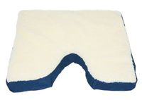 Coccyx Gel Seat Cushion With Fleece Top 16" D x 18" W x 3"